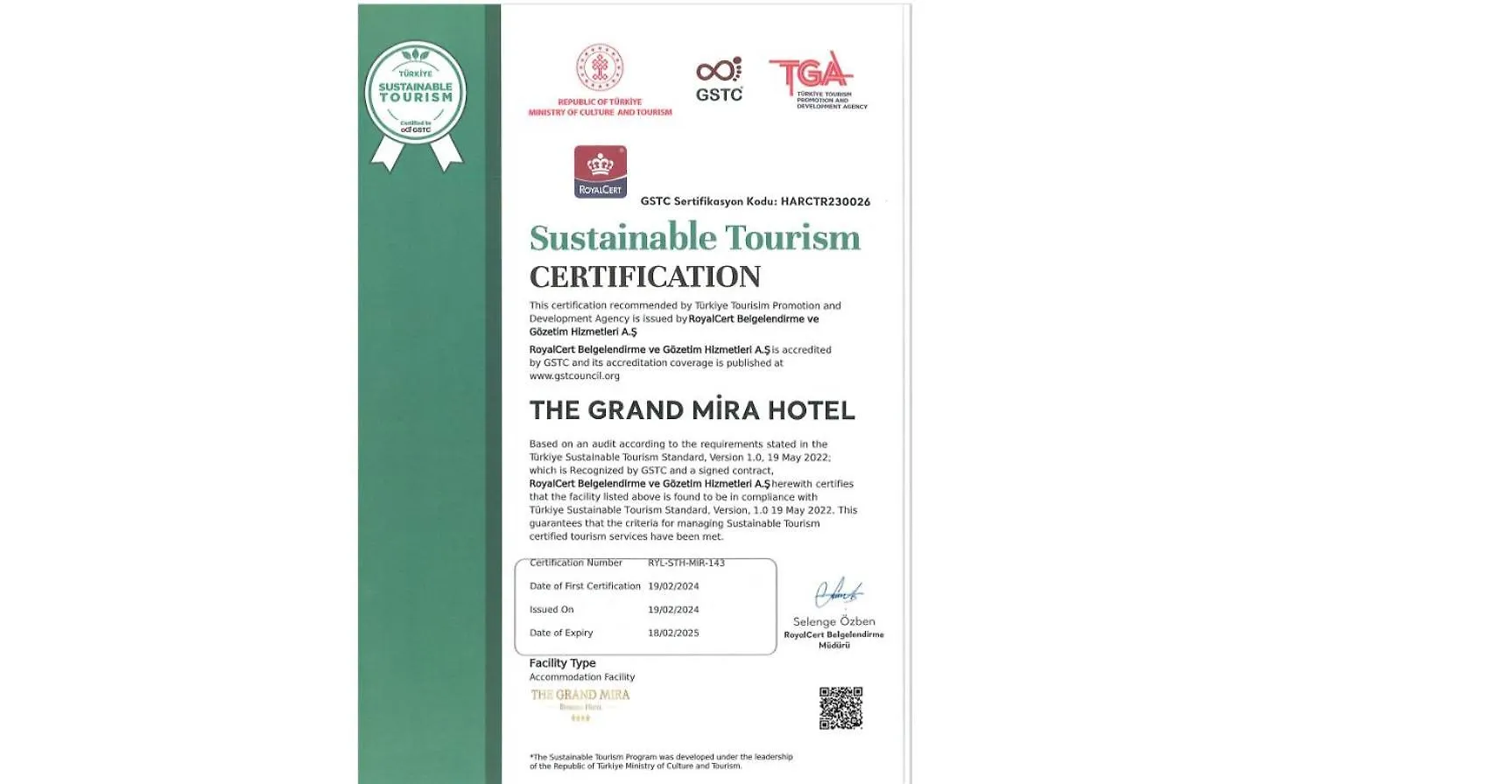 ****  The Grand Mira Business Hotel Turkey